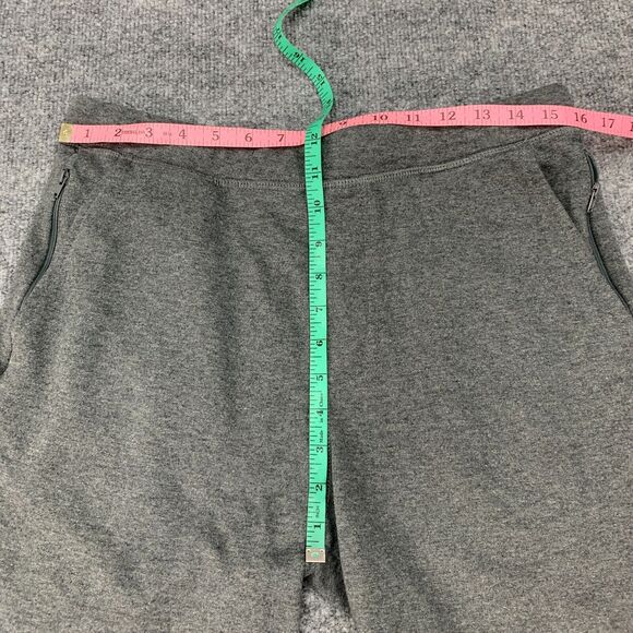 Eddie Bauer Sweatshorts Mens M Medium Gray Cotton Blend Drawstring Tie Pockets - Picture 6 of 12